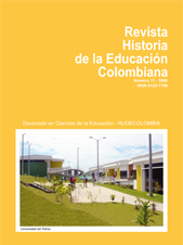 					Visualizar v. 11 n. 11 (2008): Revista Historia de la Educación Colombiana
				