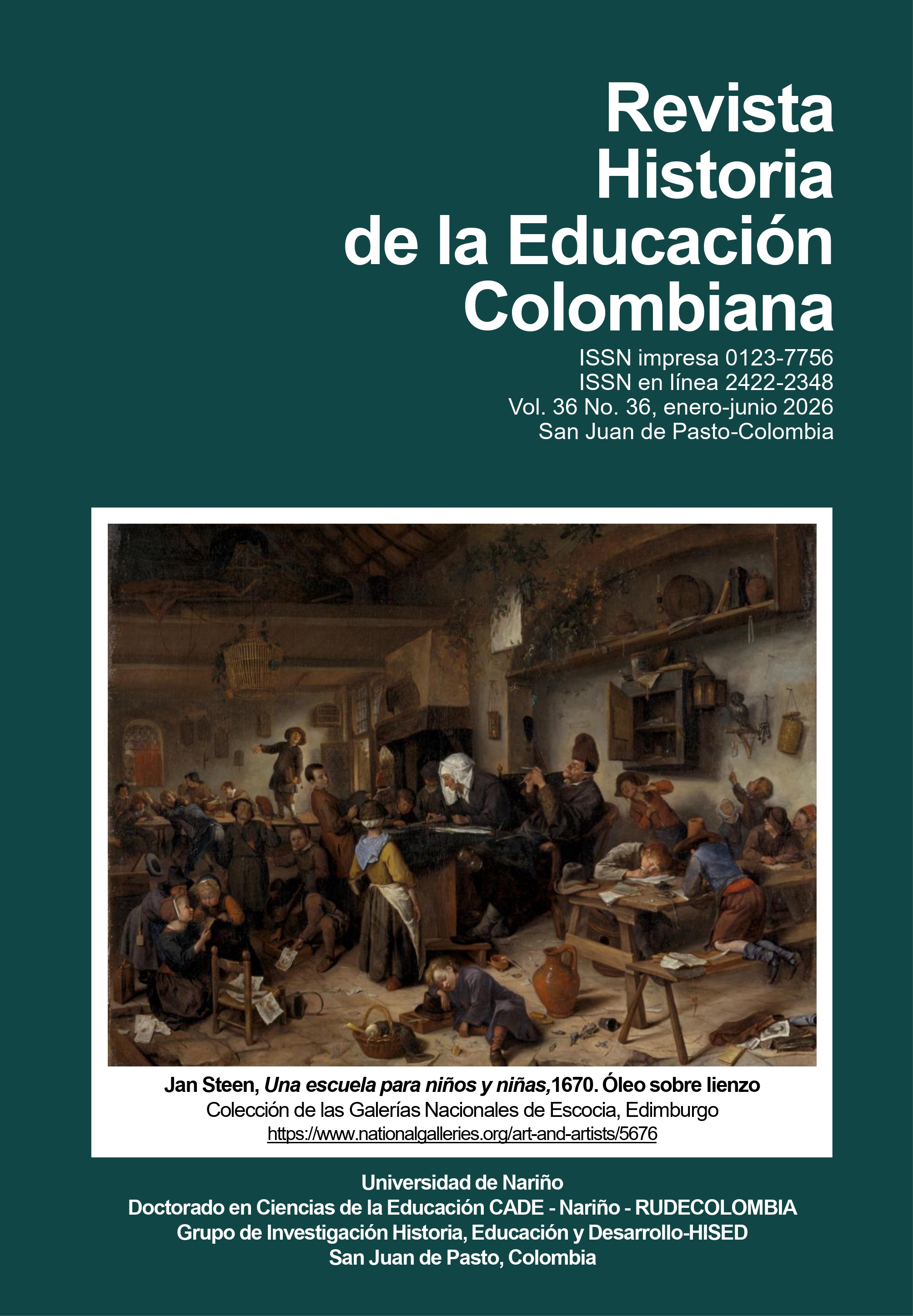 					Ver Vol. 36 Núm. 36 (2026): Revista Historia de la Educación Colombiana
				