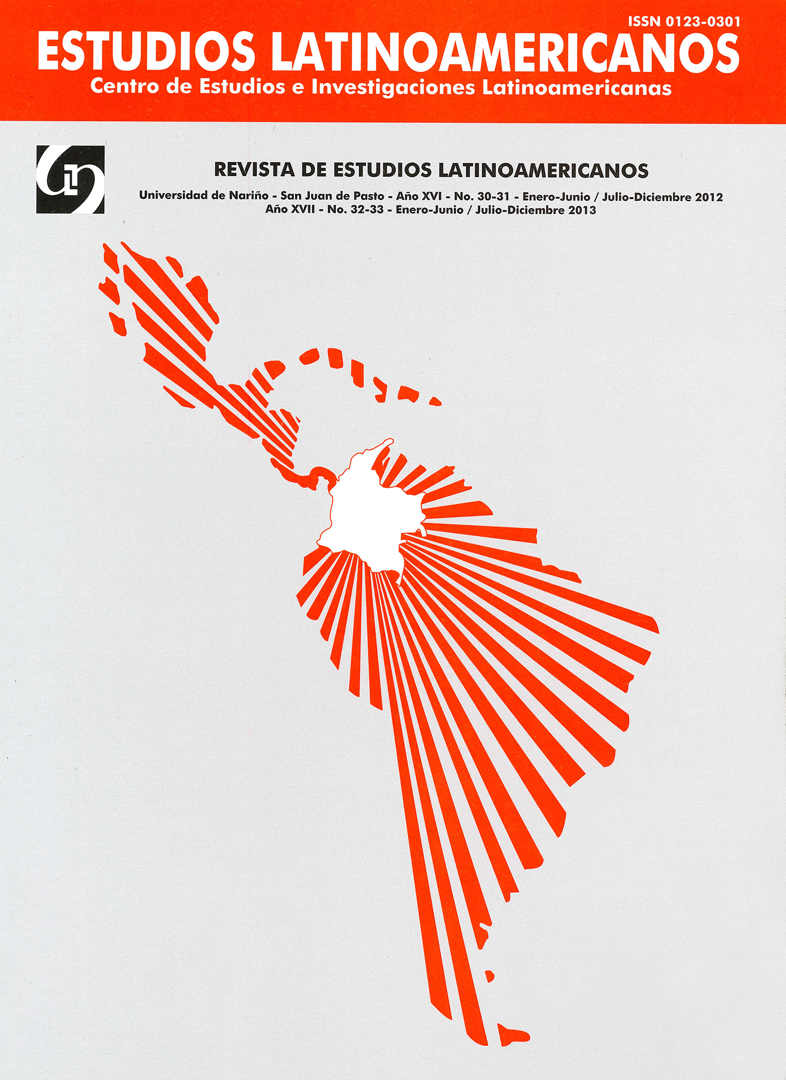 					Ver Núm. 30-33 (2012): Estudios Latinoamericanos
				