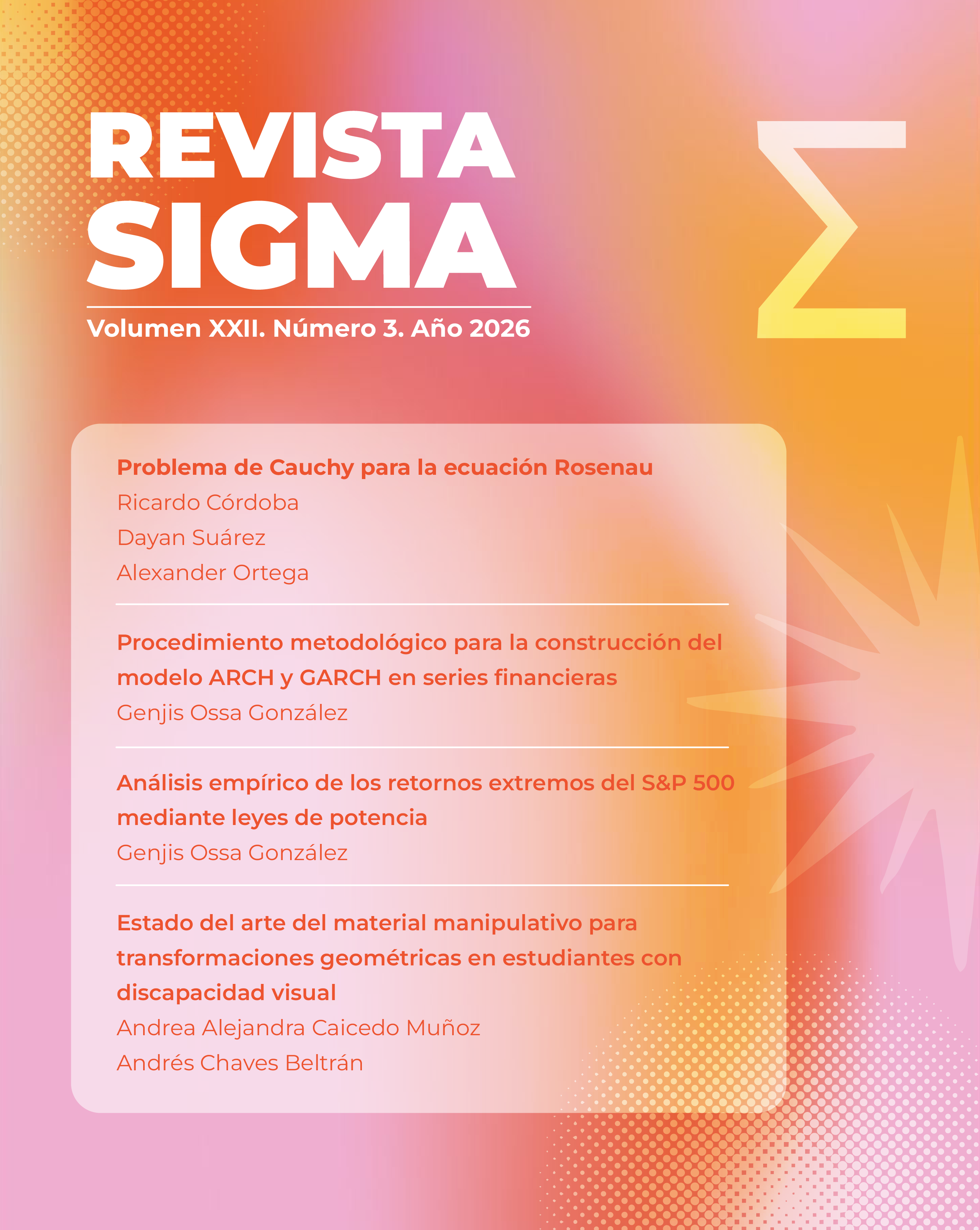 					Ver Vol. 22 Núm. 3 (2026): Revista SIGMA
				
