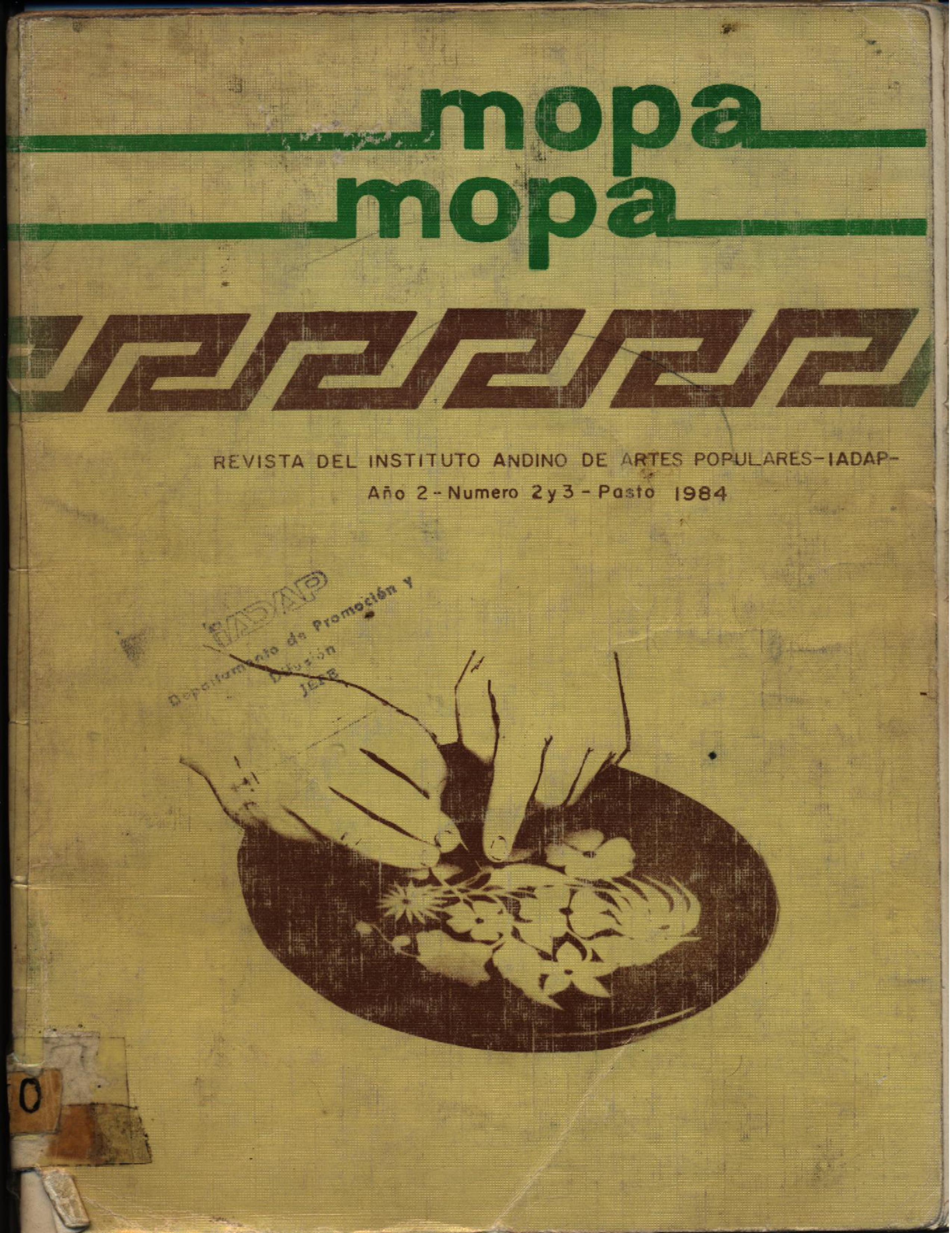 					Ver Vol. 1 Núm. 2 y 3 (2): Revista Mopa Mopa No. 2 y 3
				