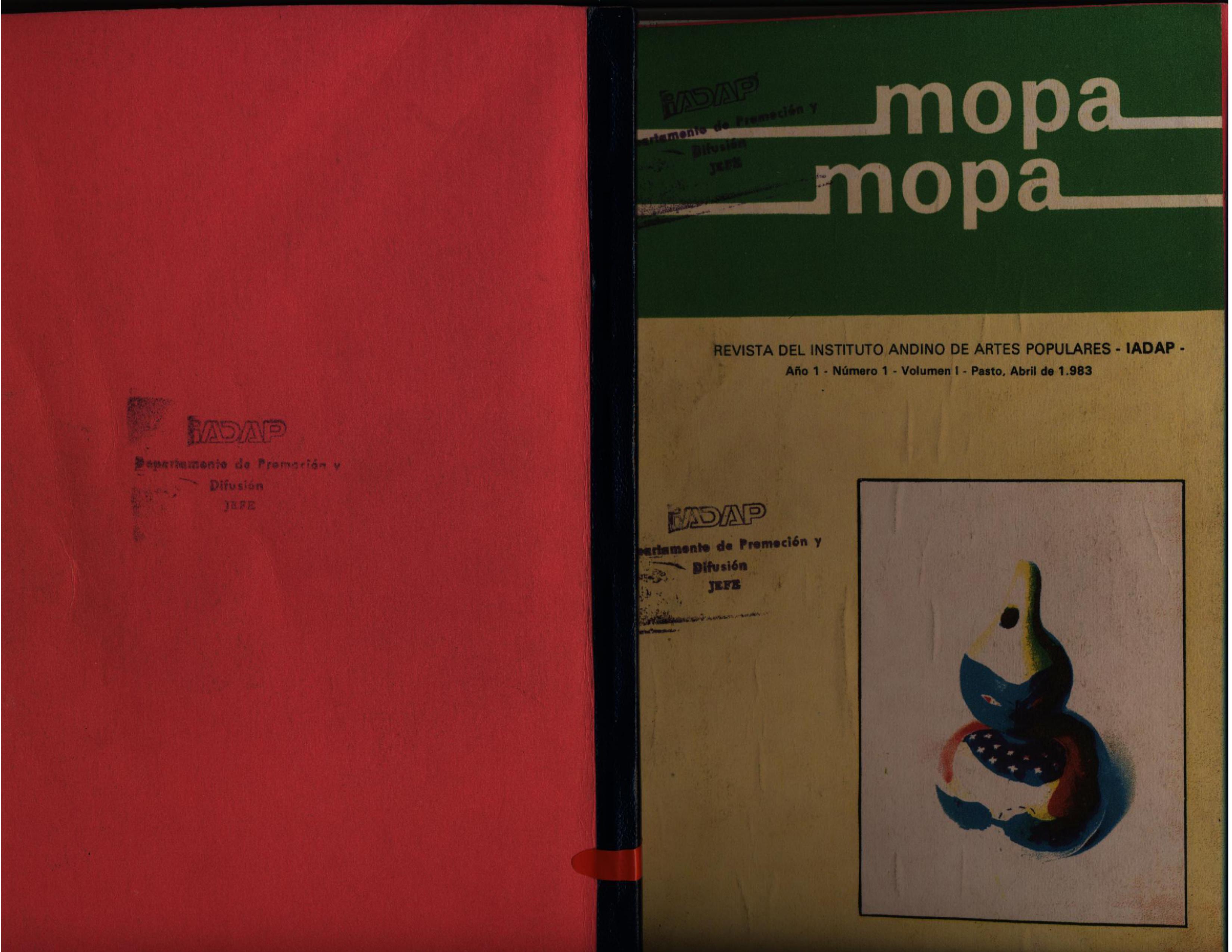 					Ver Vol. 1 Núm. 1 (1983): Revista Mopa Mopa No. 1
				