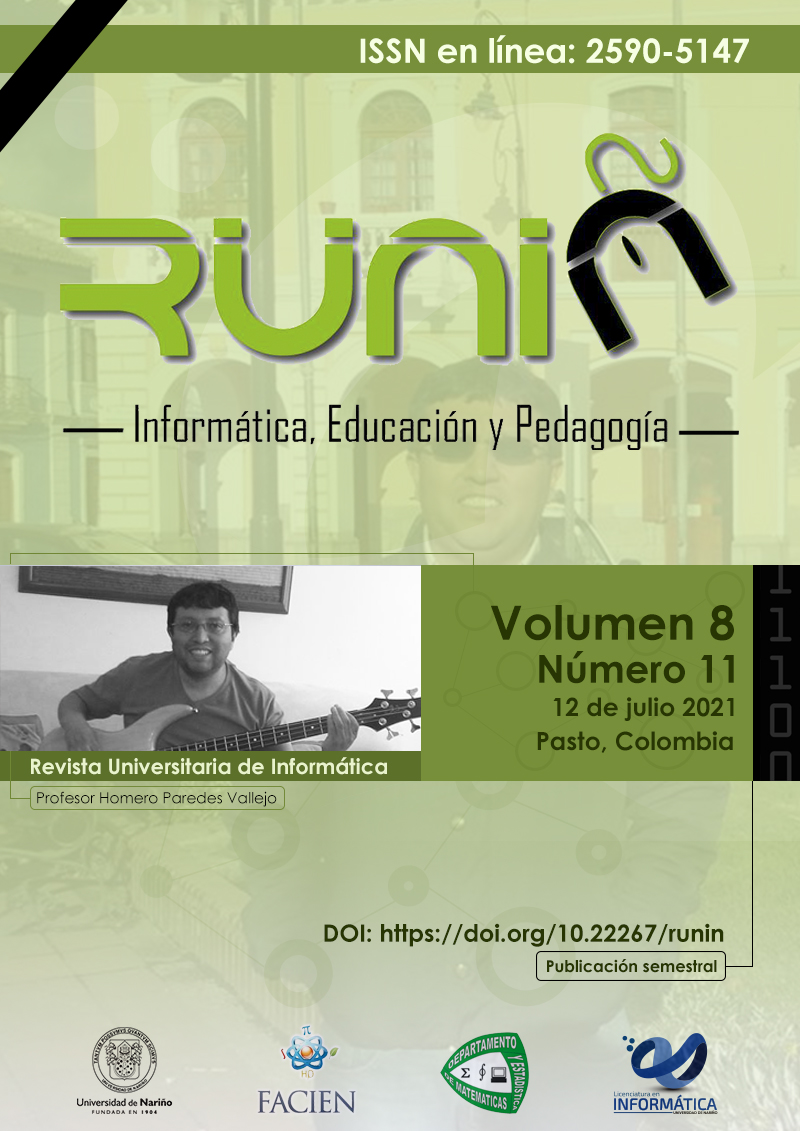 Portada RUNIN No. 11 - Año 2021: Portada dedicada al profesor Homero Paredes Vallejo