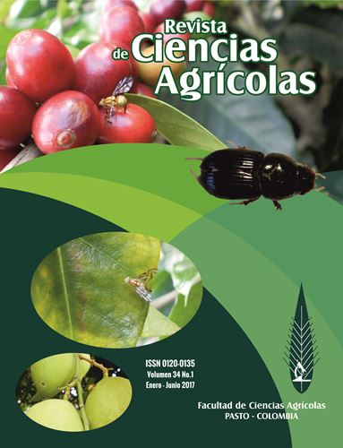 					View Vol. 34 No. 1 (2017): Revista de Ciencias Agrícolas - Primer semestre, Enero - Junio 2017
				
