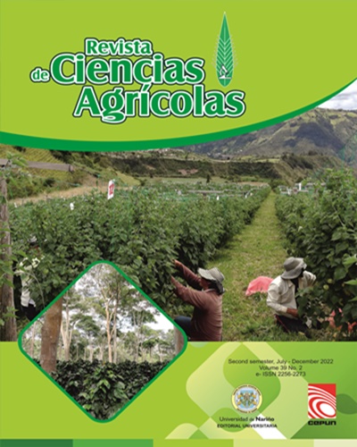 					View Vol. 39 No. 2 (2022): Vol 39 No 2 (2022): Pre-printer Revista de Ciencias Agrícolas - Second semester, July - December 2022
				