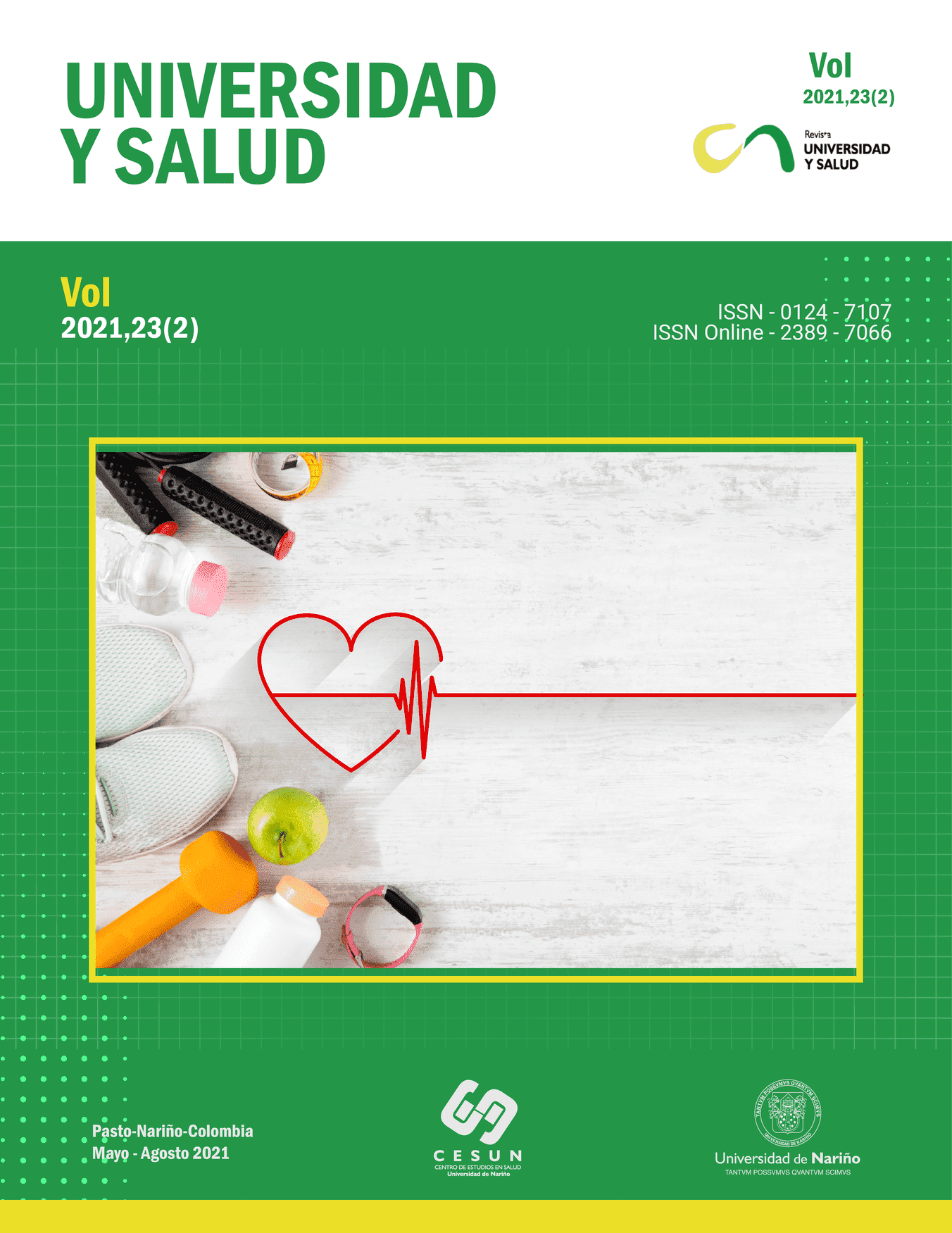 					View Vol. 23 No. 2 (2021): UNIVERSIDAD Y SALUD
				