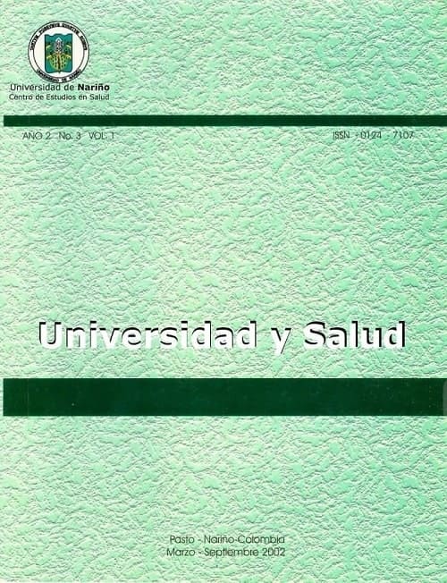 					Ver Vol. 1 Núm. 3 (2002): UNIVERSIDAD Y SALUD
				